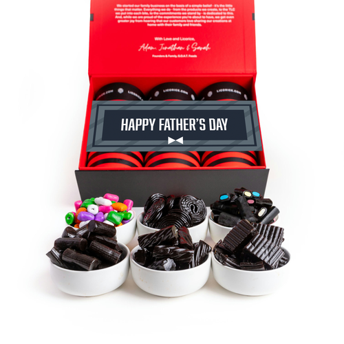 Father's Day Black Licorice Sampler Pack Gift Box