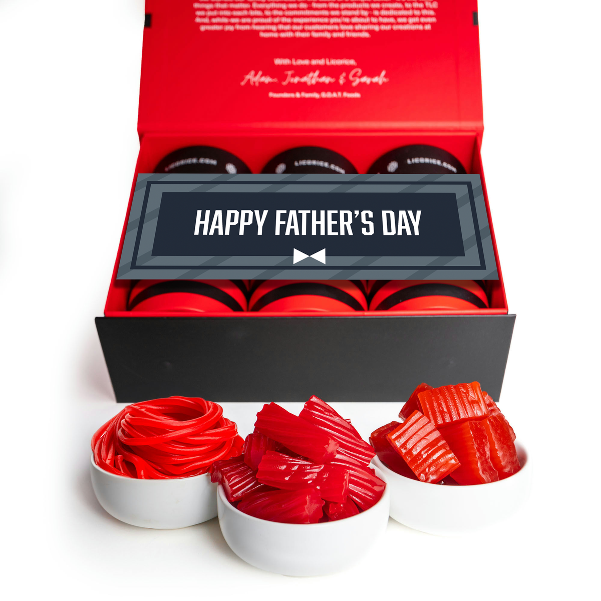 Red Licorice Lover Father's Day Gift Box