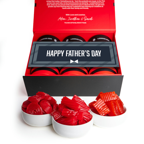 Red Licorice Lover Father's Day Gift Box