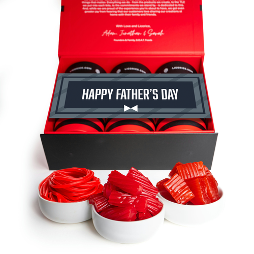 Red Licorice Lover Father's Day Gift Box