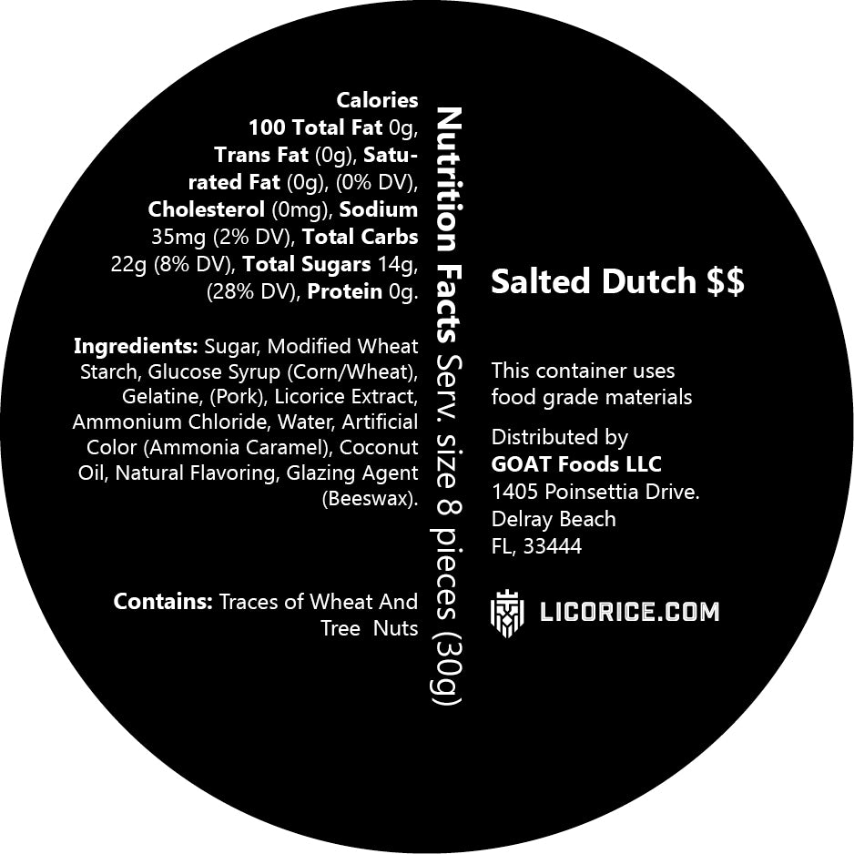 Salted Dutch $$