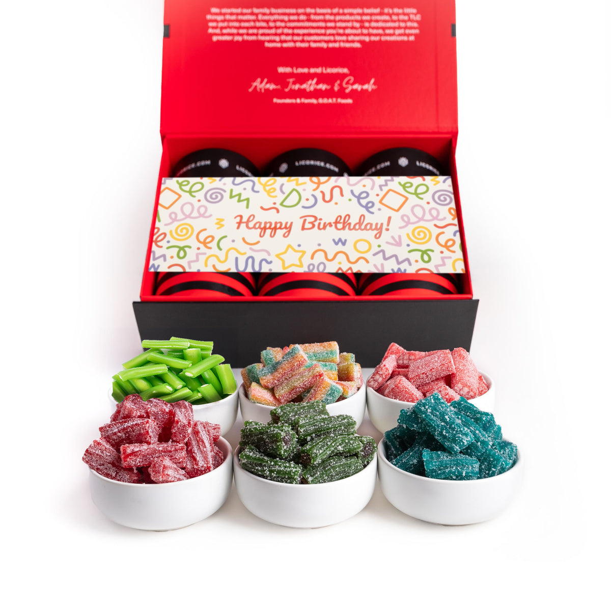 Happy Birthday Sour Sampler Pack Gift Box