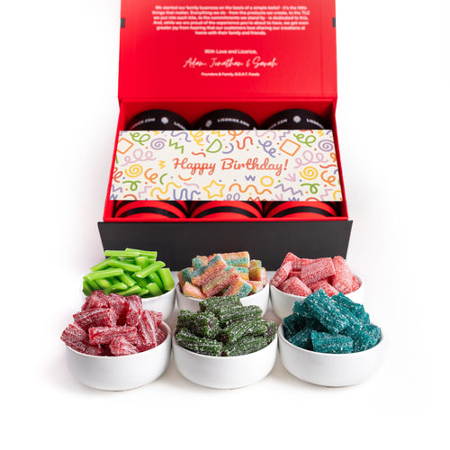 Happy Birthday Sour Sampler Pack Gift Box