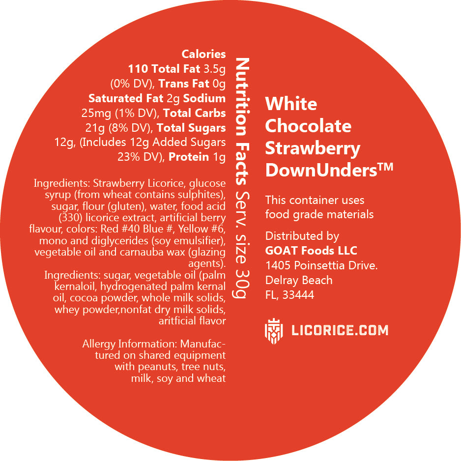 White Chocolate Strawberry DownUnders™