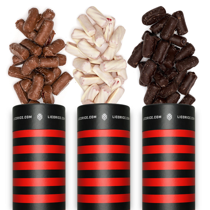 Chocolate Covered Strawberry Licorice DownUnders™ Trio